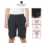 [Mã FAMALLT5 giảm 15% đơn 150K] Quần đùi nam BILUXURY 4QDGT014DEN co giãn tốt short lửng tập gym thể thao
